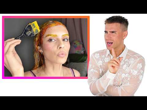 Hairdresser Reacts To Chaotic 'Cowboy Copper' Color Transformations