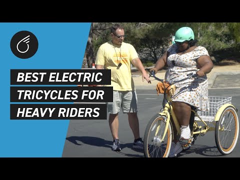 Best Electric Tricycles for Heavy Riders | Heavier Riders Demsonstrated ETrike Riding