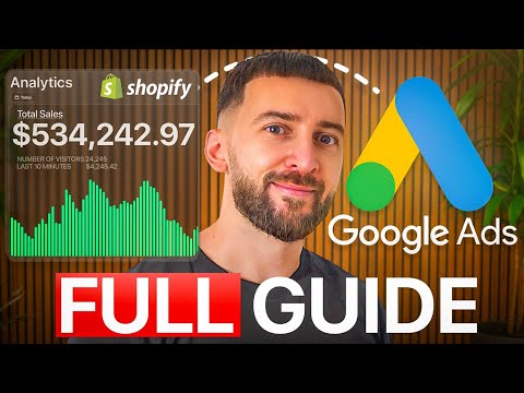 Shopify Google Shopping Ads Full Tutorial - eCommerce & Dropshipping