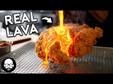 I Cooked Chicken in REAL Lava | With Babish