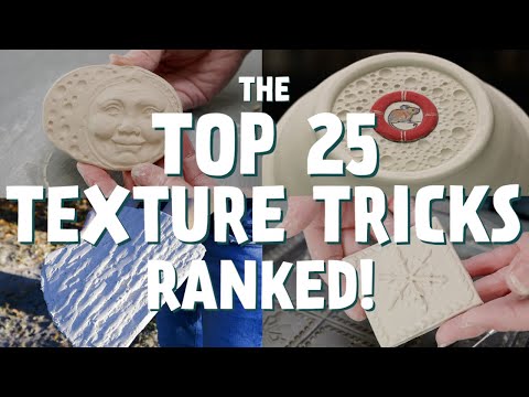 The 25 BEST Pottery Texture Tricks!!