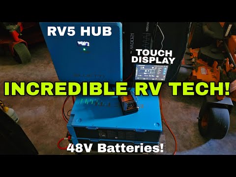 INCREDIBLE RV TECH! BLUETTI 48V to 120V to 12V! 