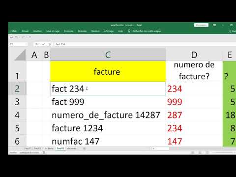 comment EXTRAIRE une partie du TEXTE d'une cellule EXCEL