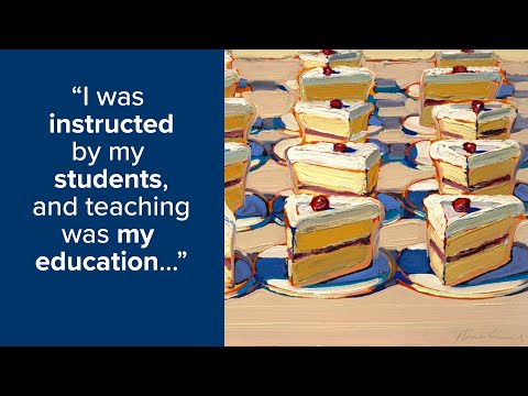 Artist Talk: Wayne Thiebaud on "A Lifetime of Painting"