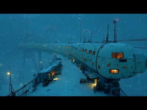 Winter Soundscape Ambient Dystopian Blizzard