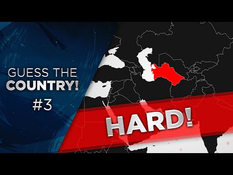 Guess the Country from a Map #3 - Hard!