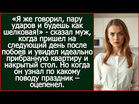 «Я же говорил, пару ударов и будешь как шелковая!» - сказал муж, но уже через 5 минут...