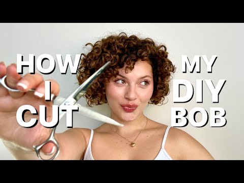 PRO-STYLIST APPROACH TO A DIY BOB HAIRCUT ON CURLY HAIR