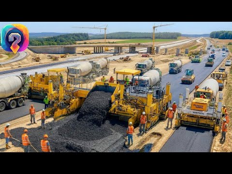 КАК Немецкие ГЕНИИ строят  АВТОБАНЫ! Американцы ЗАВИДУЮТ скорости! Уникальные кадры