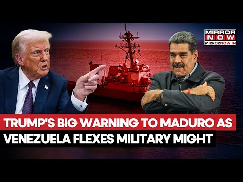 Trump's Big Warning To Maduro As Venezuela Flexes Its Military Might With China, Says... | Watch