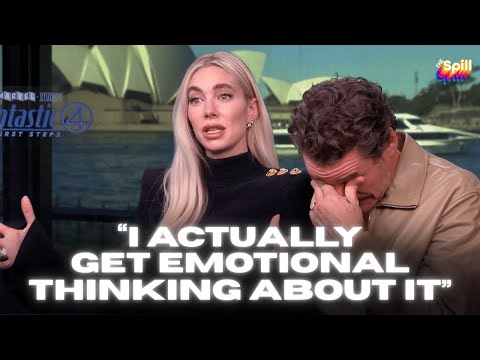 'The Fantastic Four: First Steps' Pedro Pascal & Vanessa Kirby Get Emotional | The Spill