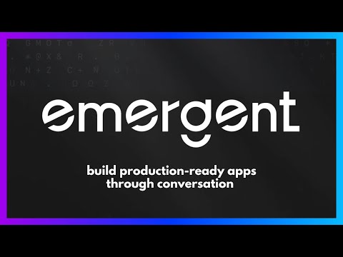Emergent Labs: Build production-ready apps through conversation