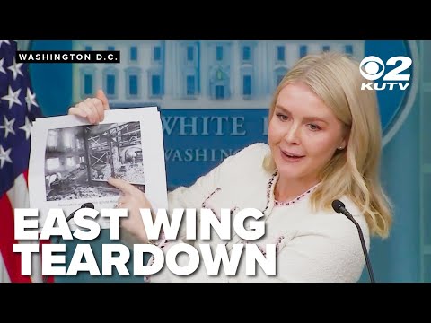 Leavitt addresses East Wing demolition of the White House for ballroom, bunker