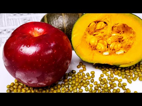 飲咗呢個食療湯水💯宿便❗便秘消失咗❓❓神奇嘅深層排毒❗調理腸胃素湯👍腸道阻塞❗胃酸都好返曬💖蘋果南瓜綠豆煲湯❗Pumpkin and Apple Soup Chinese Cuisine