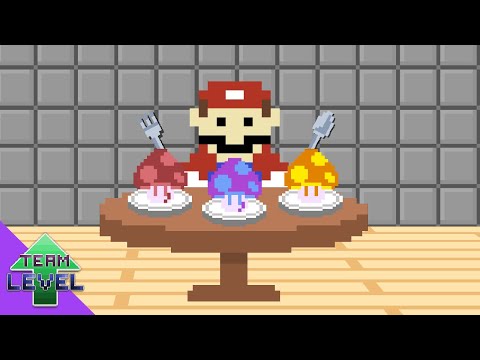 Mario ate some special Mushrooms then this happened