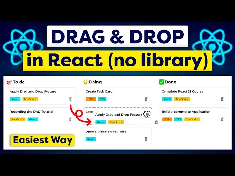 You Won't Believe How EASY Multiple List Drag and Drop is in React