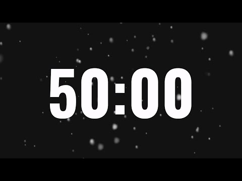50분 타이머 검은 화면 | Black Screen Timer 50 Minutes (무음)