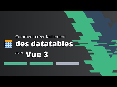 Tutoriel Vue 3 - Découverte de vue3-easy-data-table