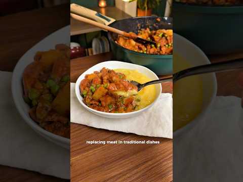 Meatless Spezzatino! Italian Recipe #food #cooking #dairyfree #veganrecipes