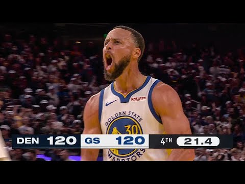 Final 1:36 INSANE OT ENDING Warriors vs Nuggets | October 23, 2025