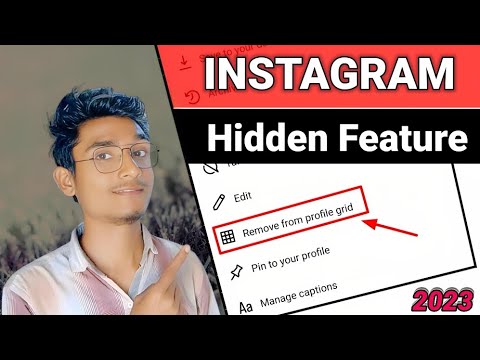Instagram Remove From Profile Grid Undo//Instagram Hidden Feature
