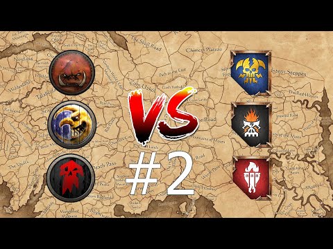 Total Warhammer MP Campaign  3vs3 War of Freedom EP2