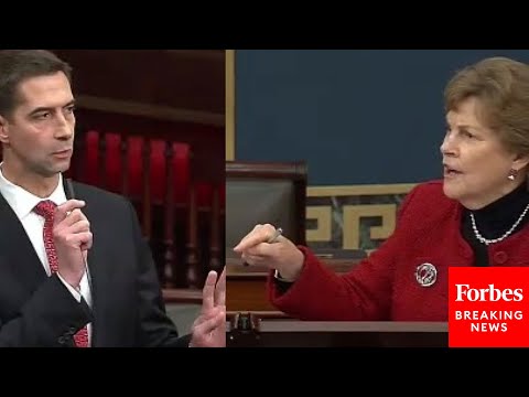 'I Did Not Make Any Personal Insults': Tom Cotton, Jeanne Shaheen Have Tense Senate Argument