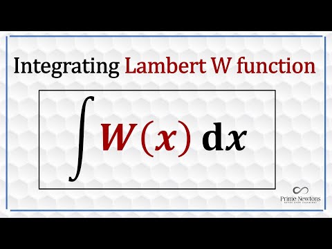 Integrating Lambert W Function
