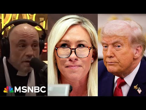 Joe Rogan and Marjorie Taylor Greene break with Trump.  Yes, really.  I Velshi & Ruhle