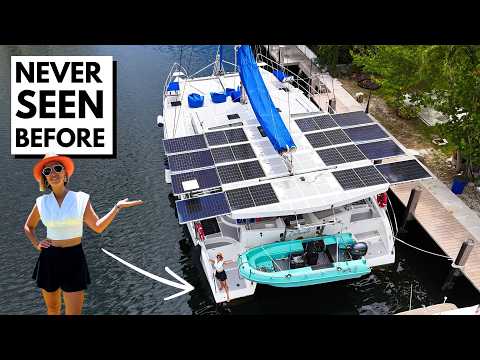 6,000+ WATT OF POWER 🤯 2023 Royal Cape 530 Sailing Catamaran Yacht Tour (4K)