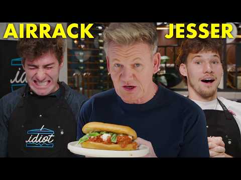 Gordon Ramsay Invited Airrack & Jesser to his Kitchen... It Was A Disaster