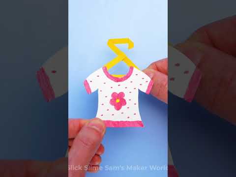 Clothes for Paper Dolls! 👚👗 #DIY #CRAFT #PaperCrafts