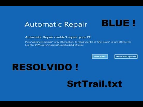SrtTrail txt Windows 10 STARTUP ERROR SOLVED!