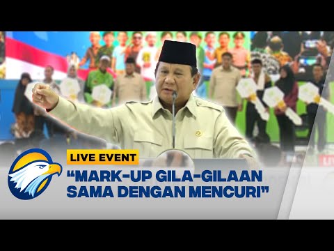[FULL] Pidato Presiden Prabowo di Akad Massal Rumah Subsidi di Serang | LIVE EVENT