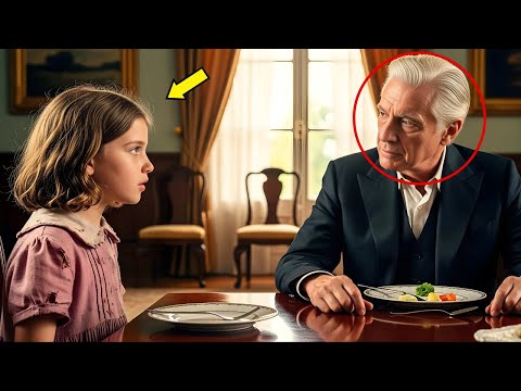 Millonario Siempre Comía Solo, Pero La Hija De La Niñera Se Sentó A Su Lado Y Le Hizo Una Pregunta
