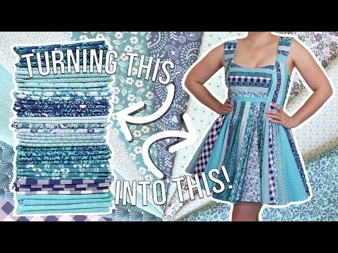 I Made a 3600 Degree Circle Skirt (Out of Fabric Quarters!)