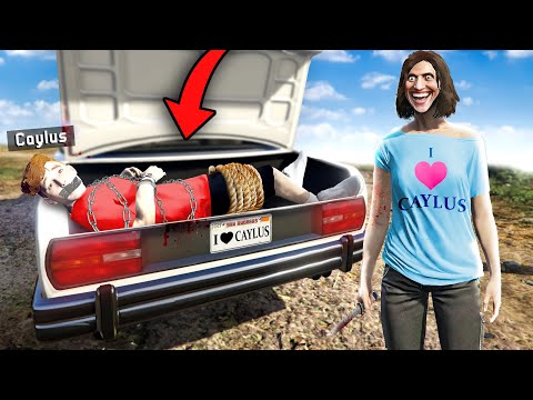 Caylus ESCAPES The CRAZY FAN GIRL in GTA 5!