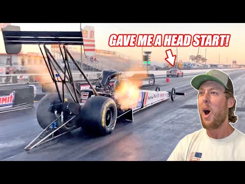1,500 vs 15,000 Horsepower Drag Race!!! Our Turbo Corvette Got DESTROYED By a Top Fuel Dragster!
