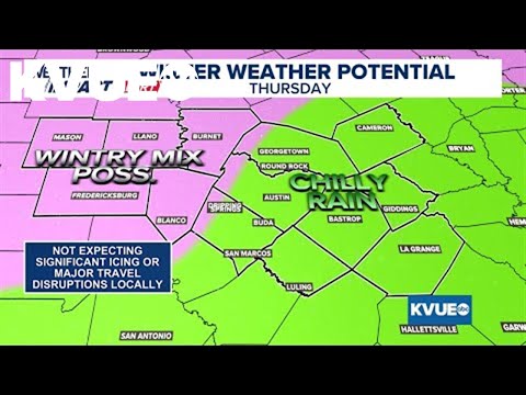 Low end winter weather risk for Austin Thursday; breaking down the details