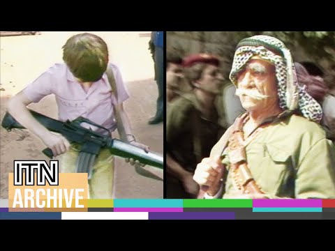 Lebanese Civil War | Frontline Footage of Street Fighting Between Christian and Druze Forces (1985)