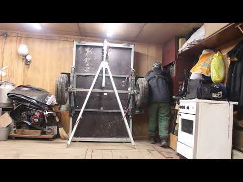 Как хранить прицеп в гараже ( есть решение)