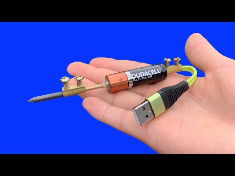 🔋 Don't throw away your old batteries. I'll show you 4 ways to make a mini welding machine.