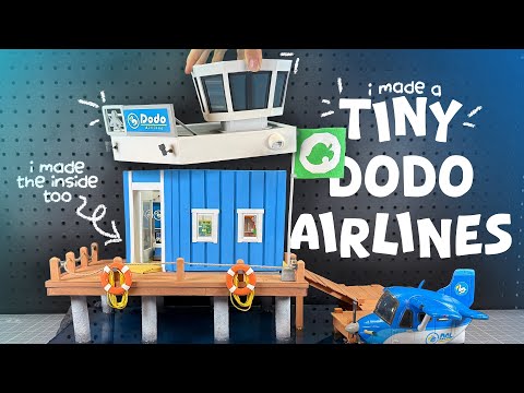 I built a miniature Dodo Airlines from Animal Crossing: New Horizons