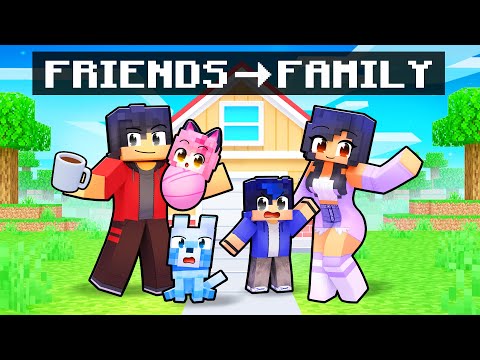 Turning my FRIENDS into a FAMILY in Minecraft!