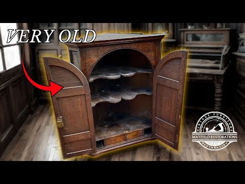 Restoring a 200-Year-Old Oak Cabinet to Its Former Glory