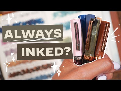 Permanently Inking Up All of my TWSBI Eco Fountain Pens!