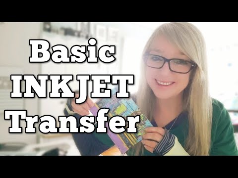 5 minutes basic INKJET PHOTO transfer turned into ART