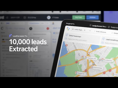 Leadharvester Pro Review: Extract 10,000 Leads with this Google Maps Scraper