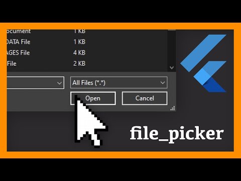 Flutter Windows Desktop Tutorial - Open File Dialog with File Picker
