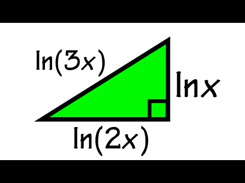 solution to the logarithmic triangle